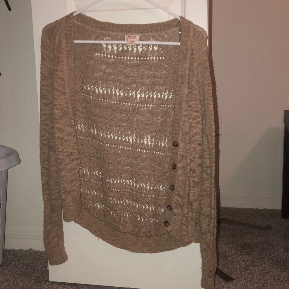 Extra small brown cardigan from Target